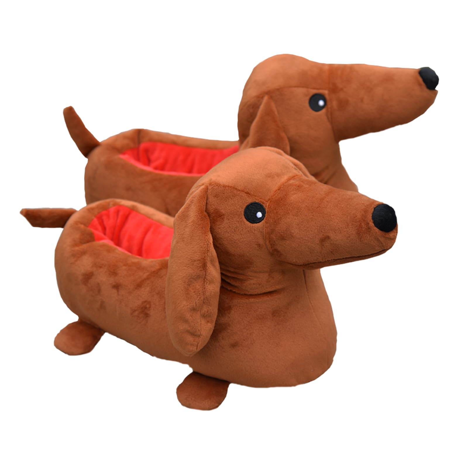 Dachshund Plush Slippers – Cute, Cozy, and Fun!