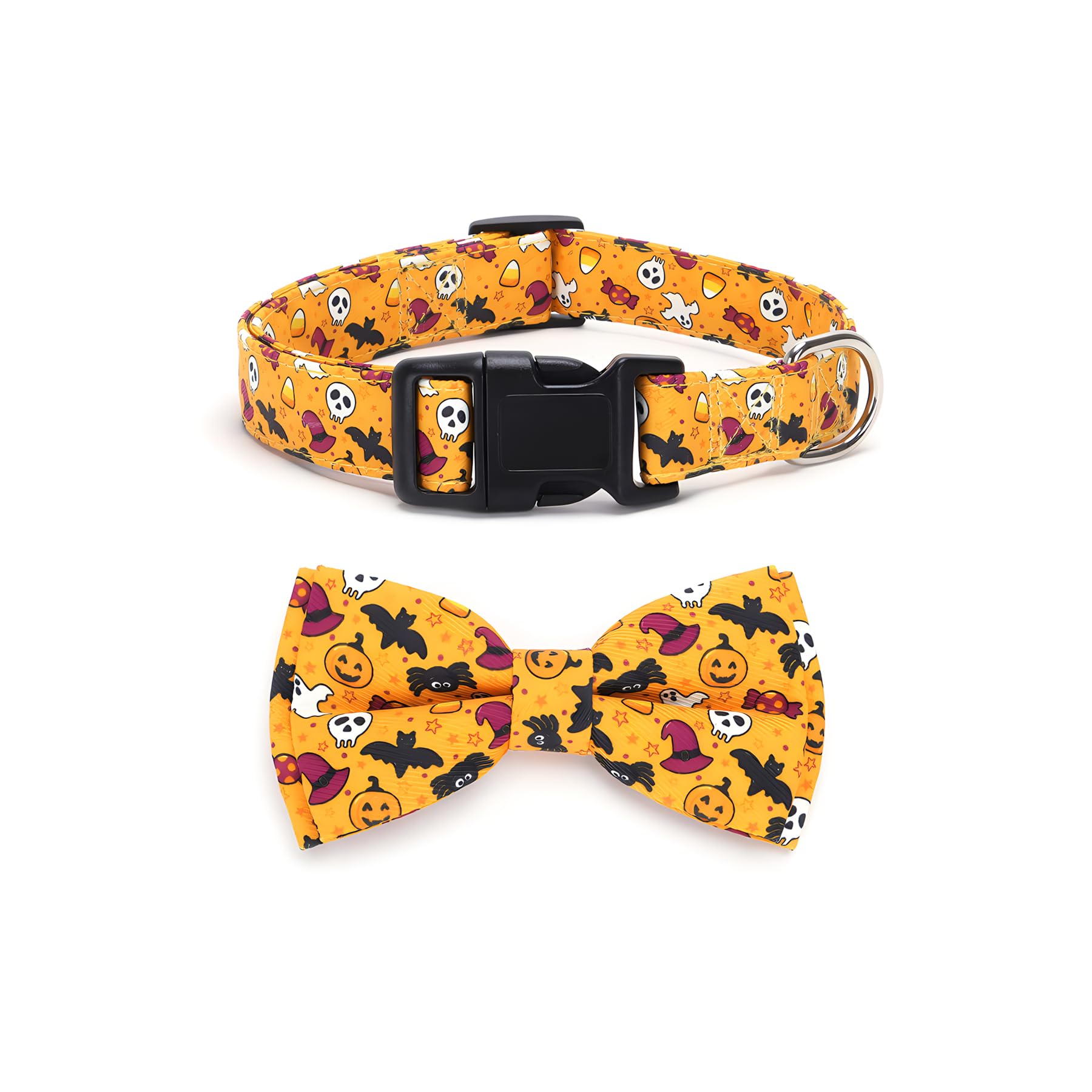 Halloween Collar & Bow Tie for Dachshunds