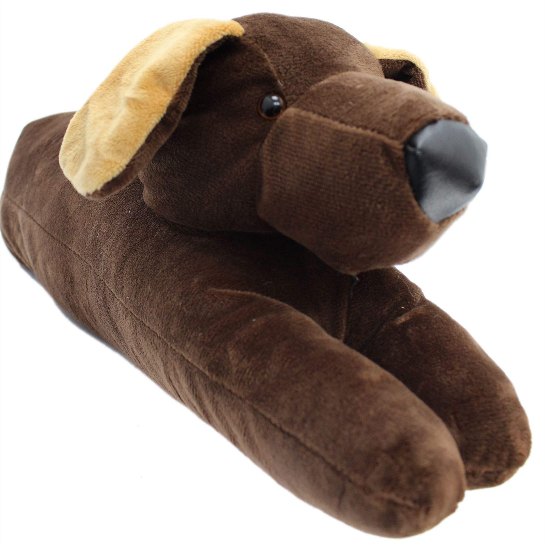 Sausage Dachshund Dog Fabric Door Draught Excluder – Brown/Biege