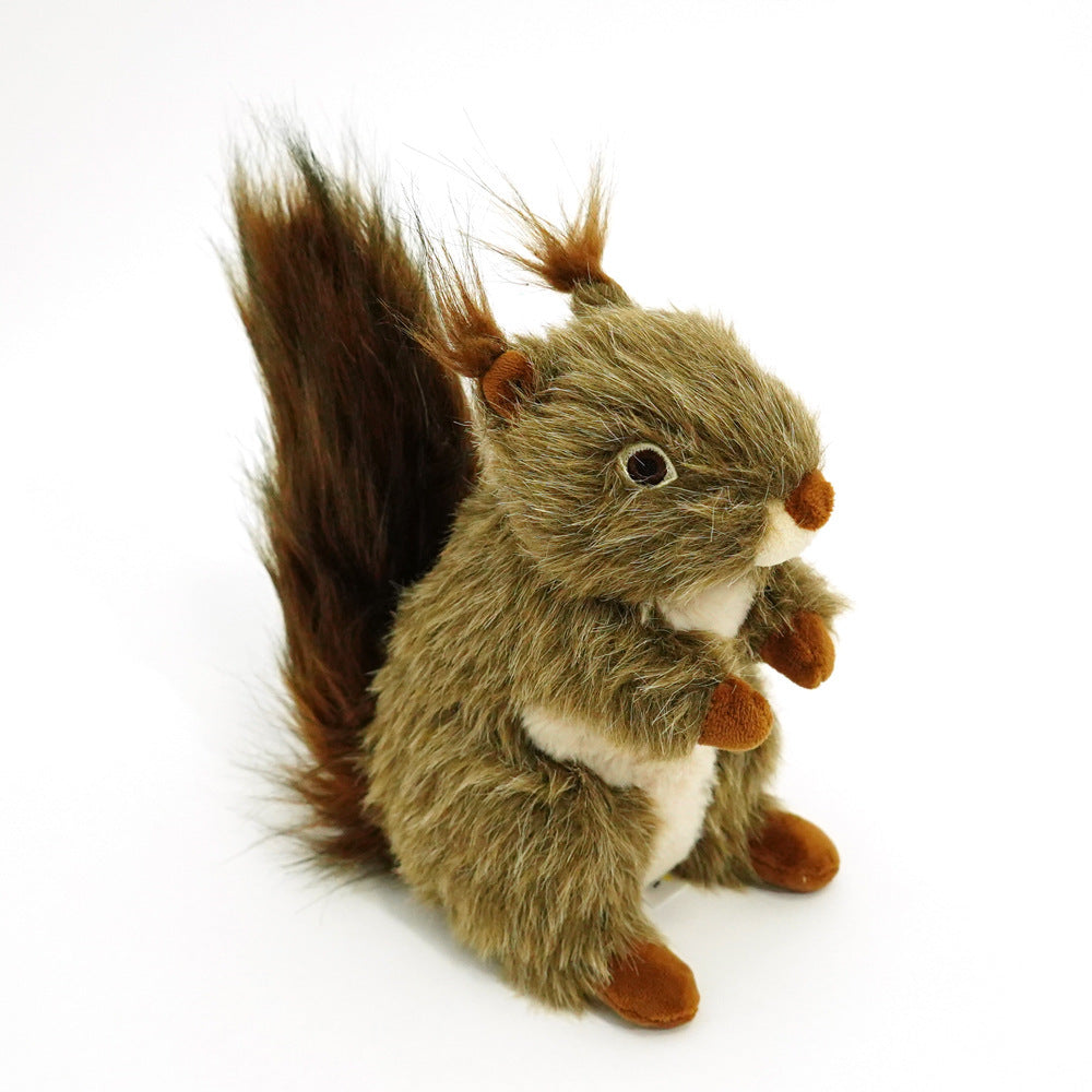 Cartoon Squirrel Plush Squeaky Toy – Interactive Chew Toy for Dachshunds