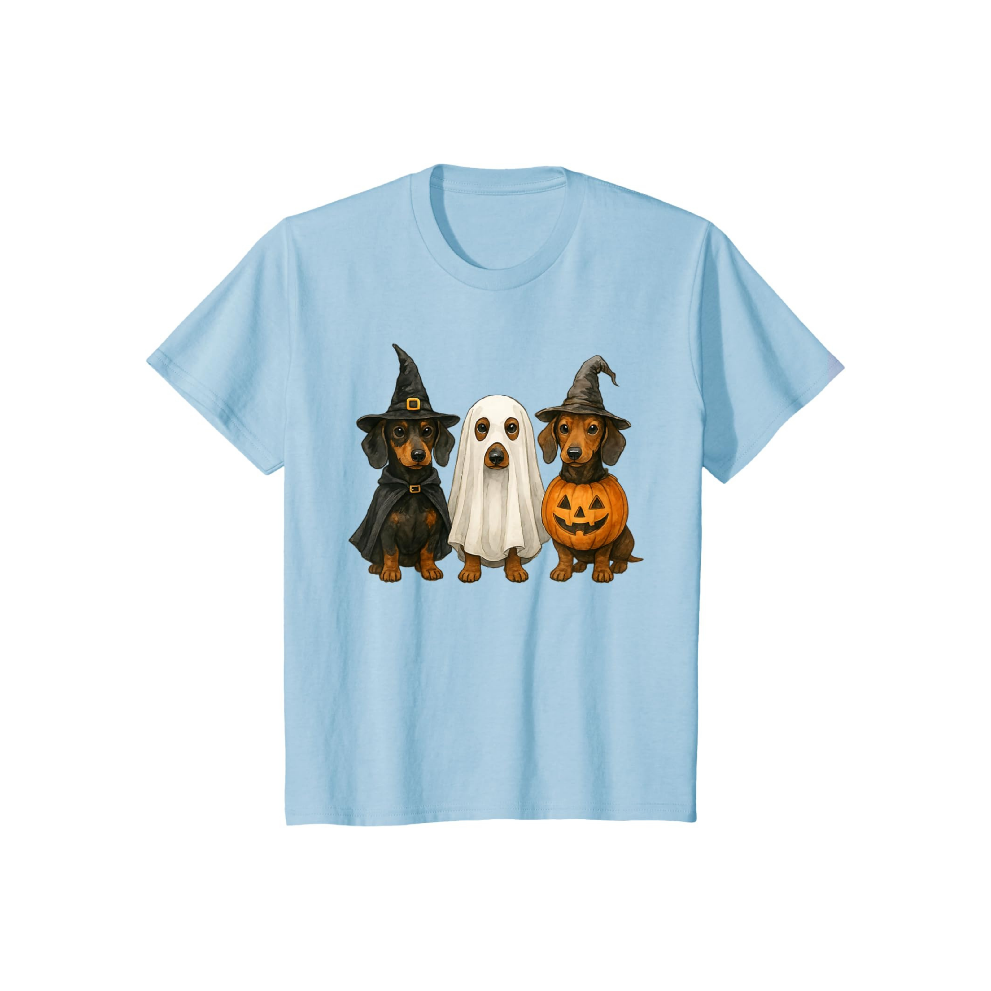 3 Dachshunds Halloween T-Shirt