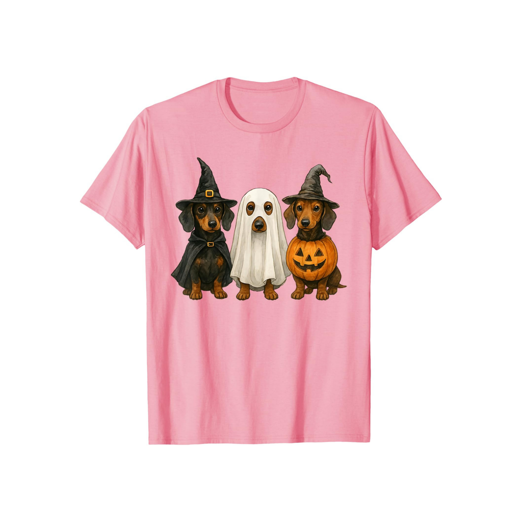 3 Dachshunds Halloween T-Shirt