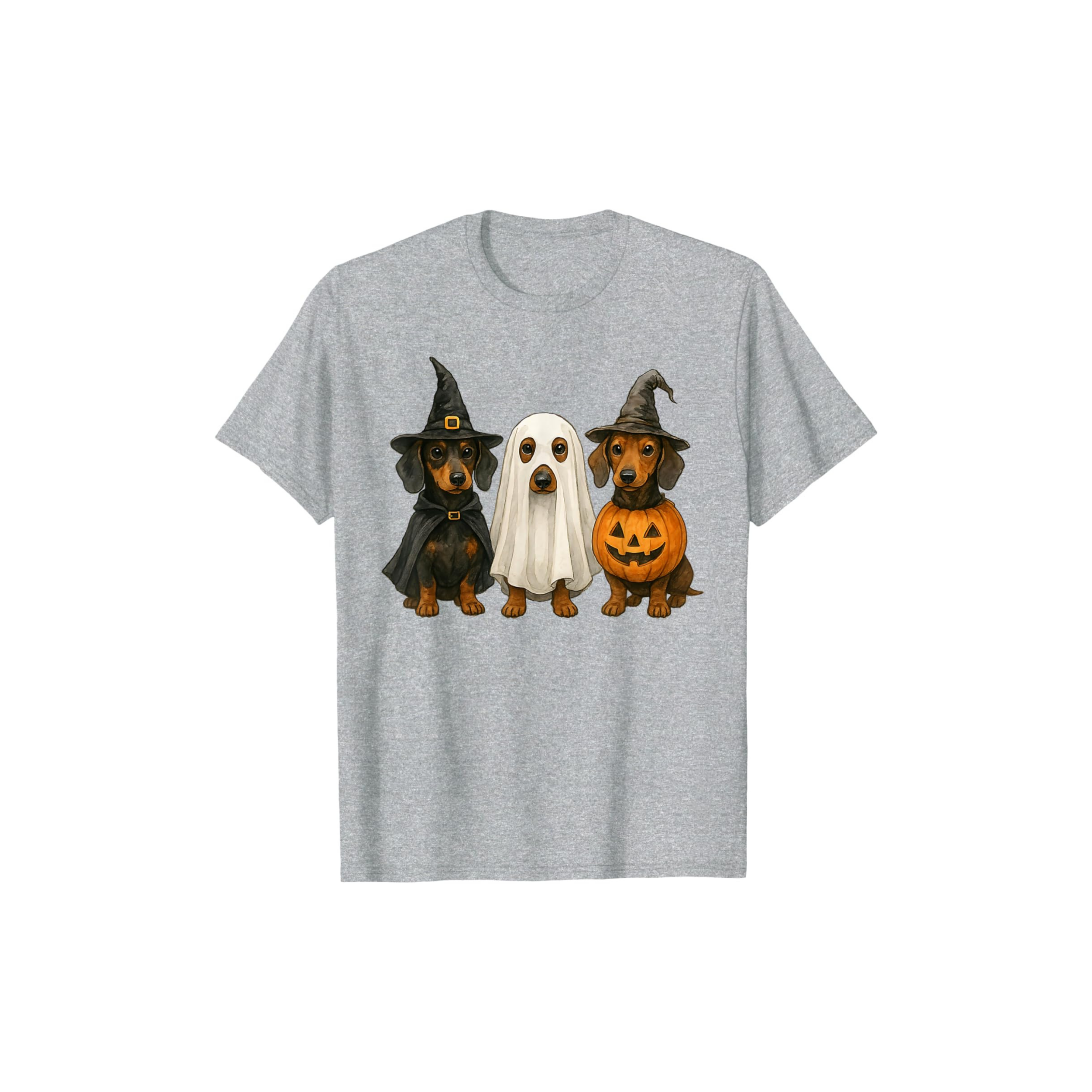 3 Dachshunds Halloween T-Shirt