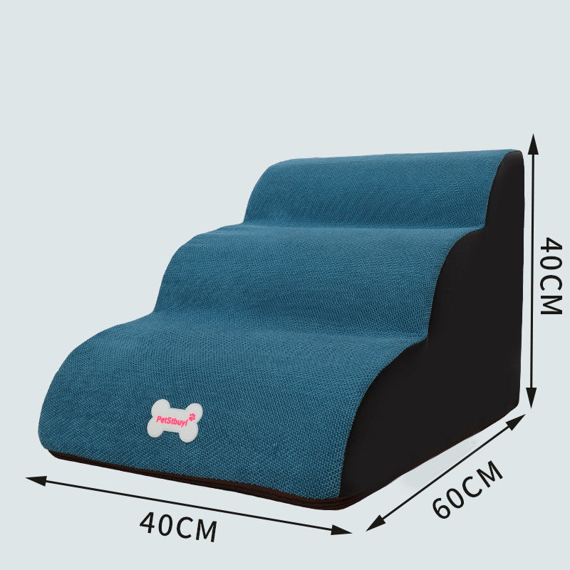 Dachshund-Friendly Gradient Pet Stairs – Stylish Support for Long-Backed Pups