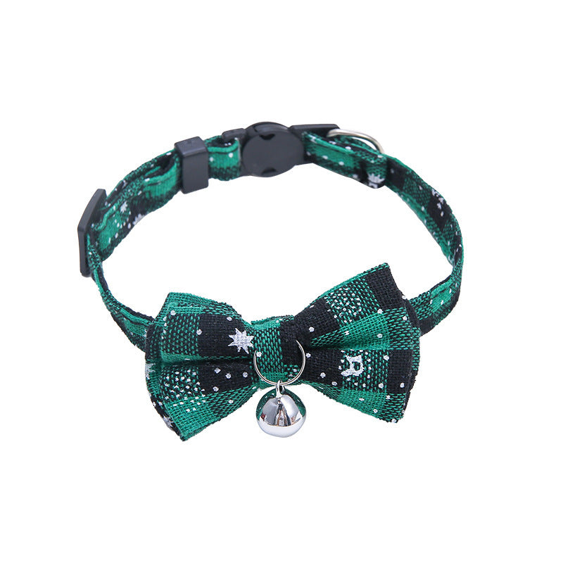 Christmas Green - Pup-Tie Elegance Collar — Bow-Tiful Style for Your Dachshund