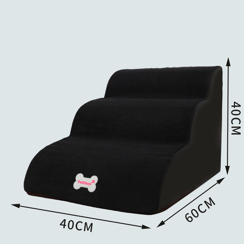 Dachshund-Friendly Gradient Pet Stairs – Stylish Support for Long-Backed Pups