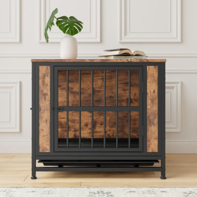 The Doxie Den Rustic Crate Table – Cozy, Stylish Retreat for Dachshund Dog