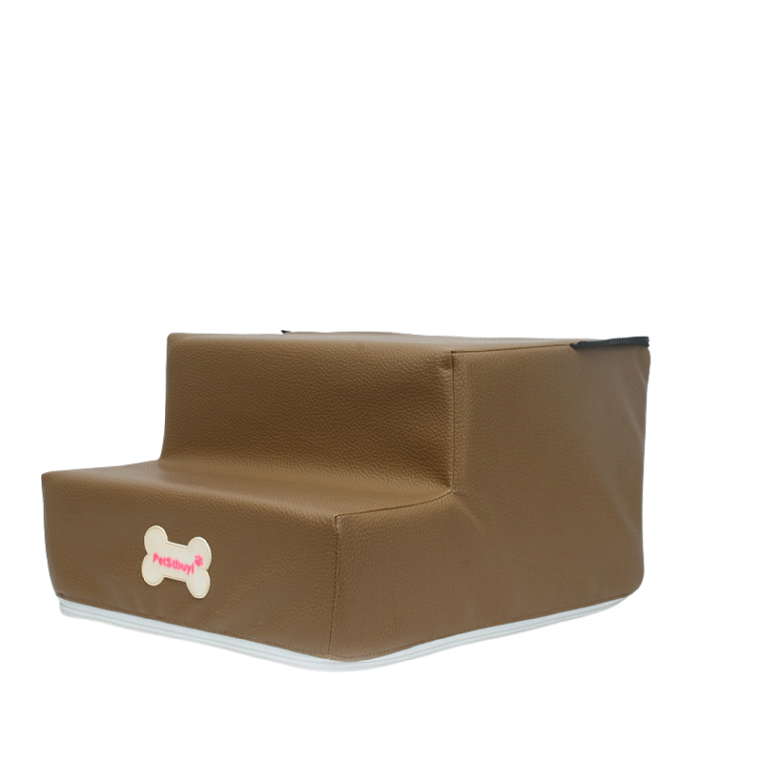 Dachshund-Friendly Leather & Mesh Pet Stairs – Stylish, Supportive & Back-Safe