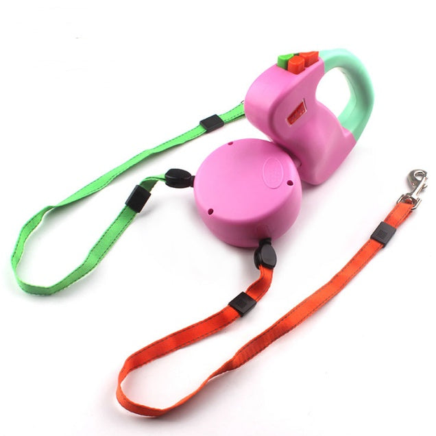Double Retractable Dachshund Lead – Walk Two or Reinforce One