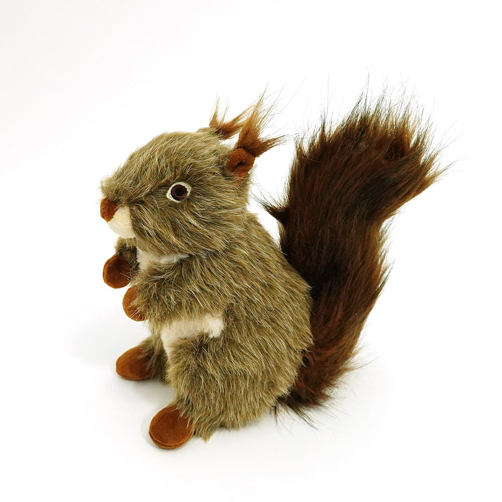 Cartoon Squirrel Plush Squeaky Toy – Interactive Chew Toy for Dachshunds
