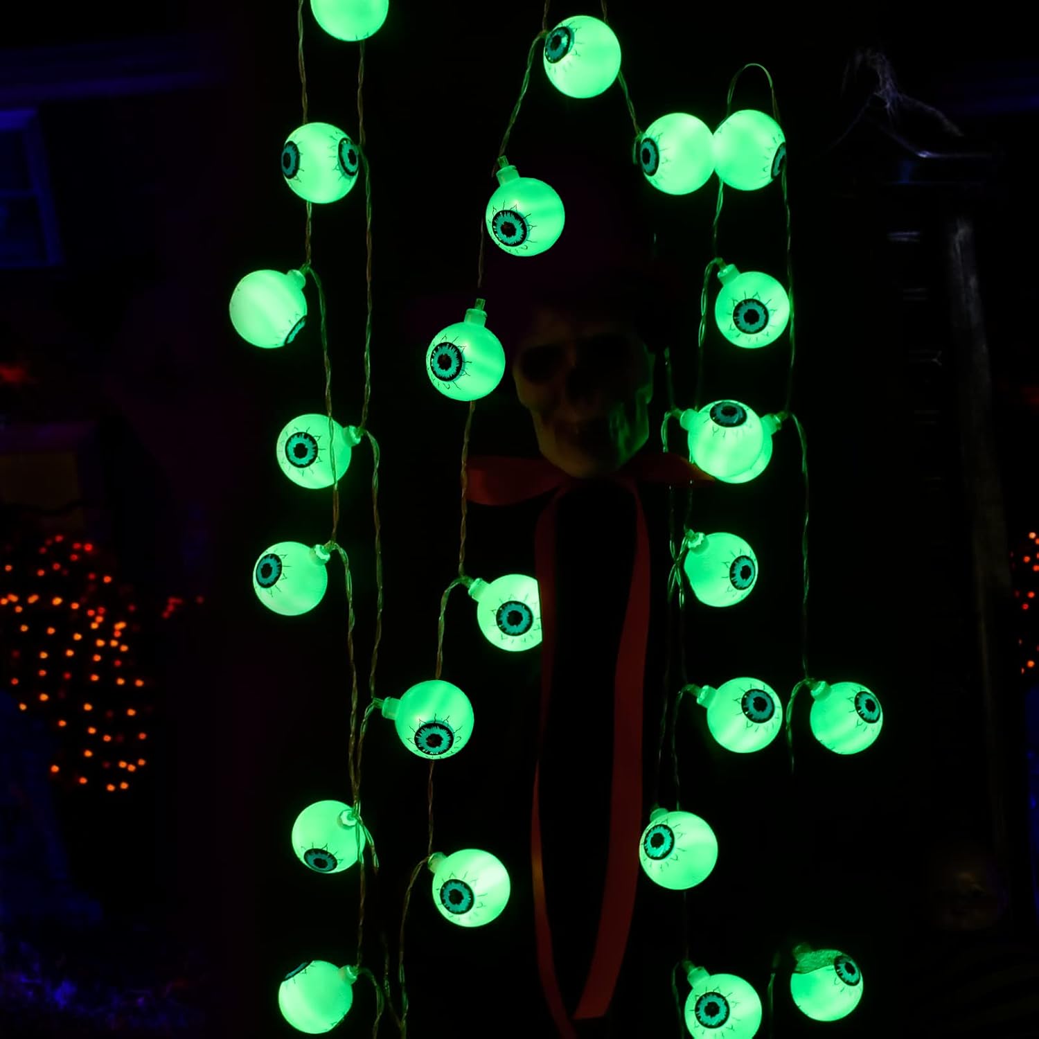 Halloween 30 LED Eyeball String Lights Decorations