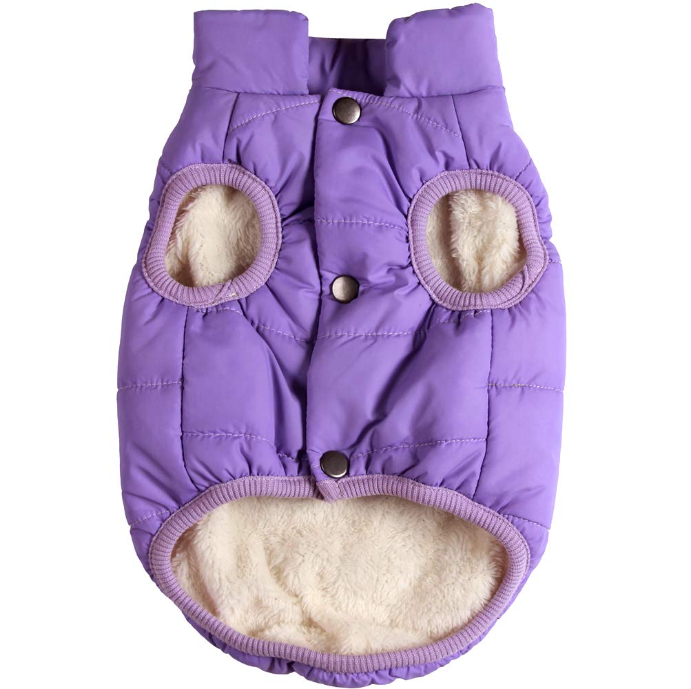2 Layers Fleece Lined Warm Winter Dachshund Jacket