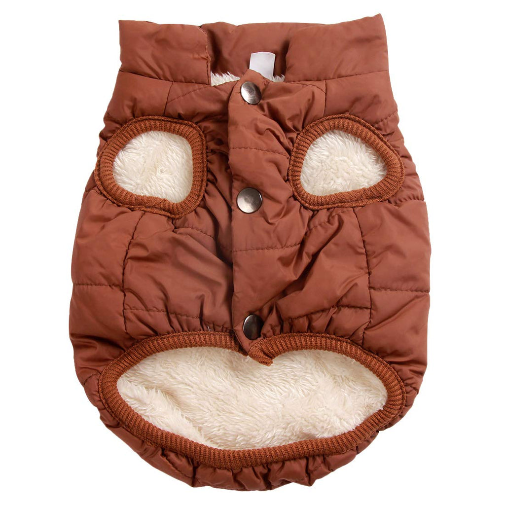 2 Layers Fleece Lined Warm Winter Dachshund Jacket