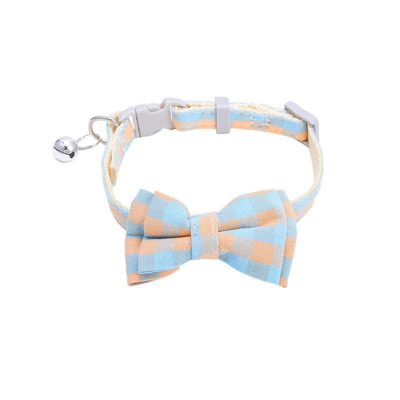 Blue Tartan - Pup-Tie Elegance Collar — Bow-Tiful Style for Your Dachshund