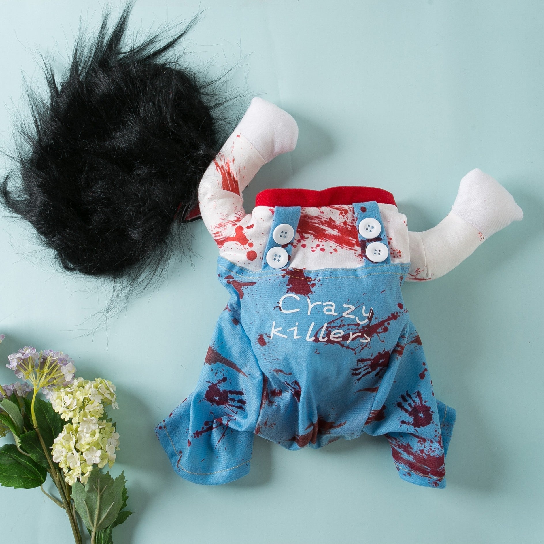 Novelty Serial Killer Dachshund Dog Costume
