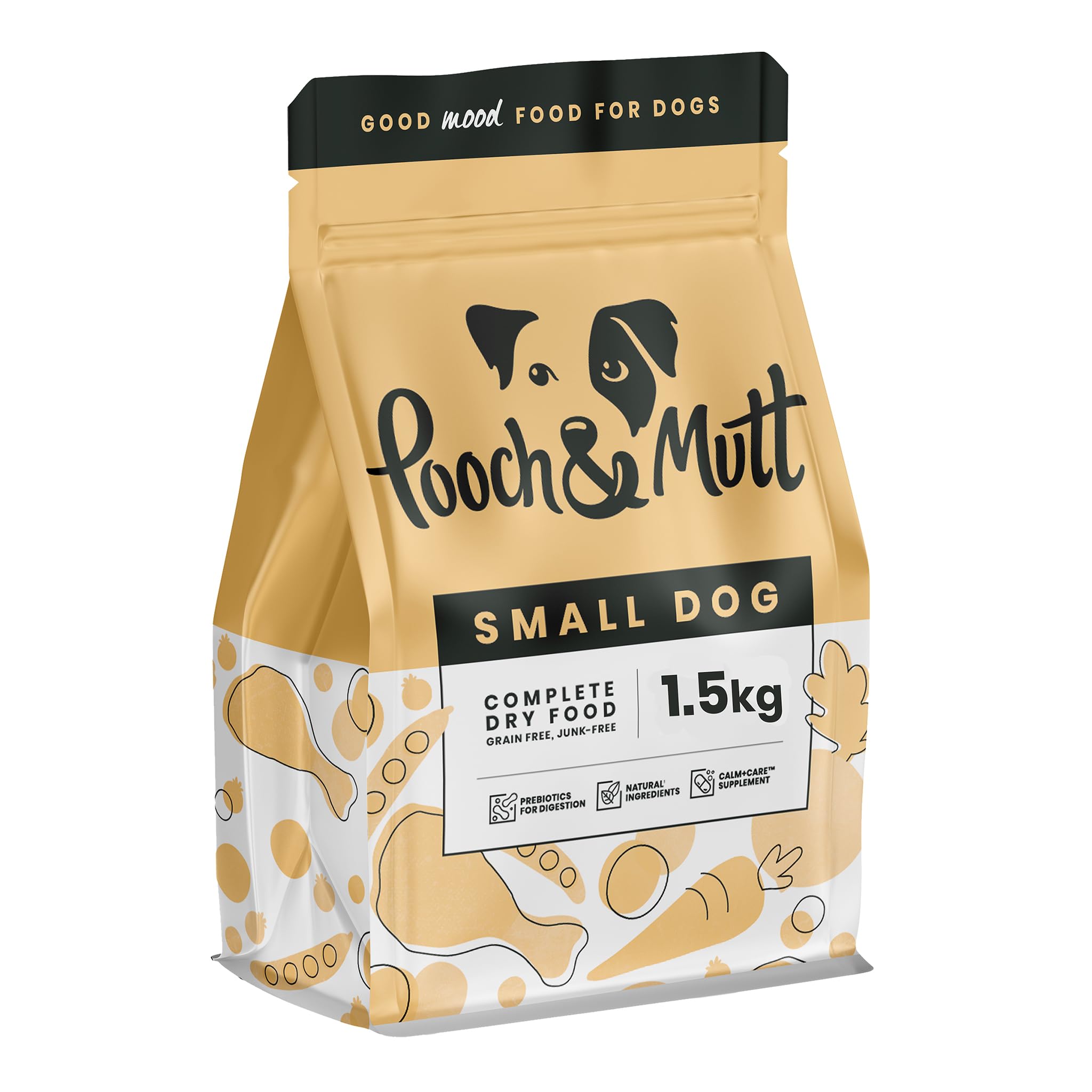 Pooch & Mutt - Complete Small Dry Dachshund Dog Food (Grain Free), Superfood Blend, 1.5kg