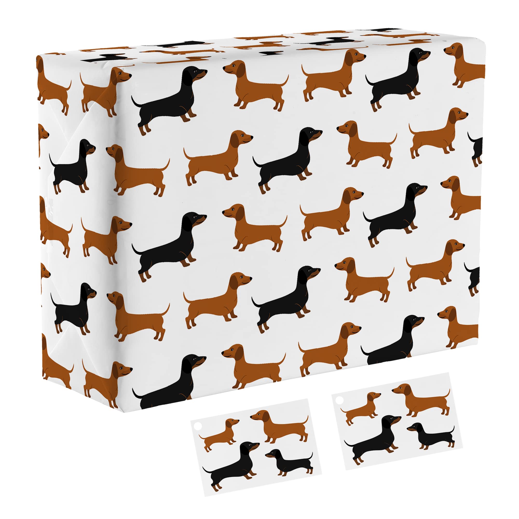 Luxury Dachshund Wrapping Paper – Sausage Dog Gift Wrap for Birthdays, Christmas & Special Occasions