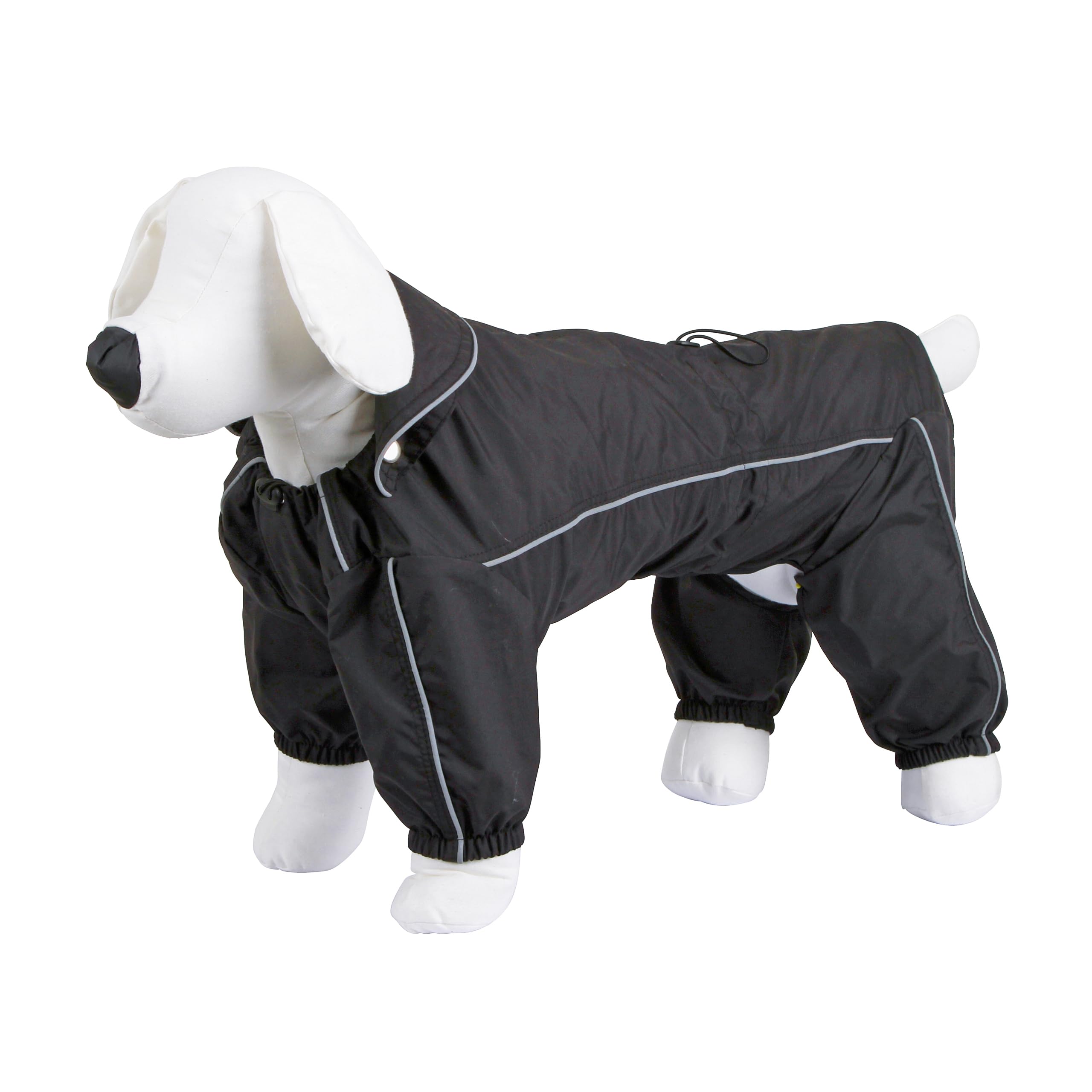 Dachshund Black Waterproof Raincoat Suit