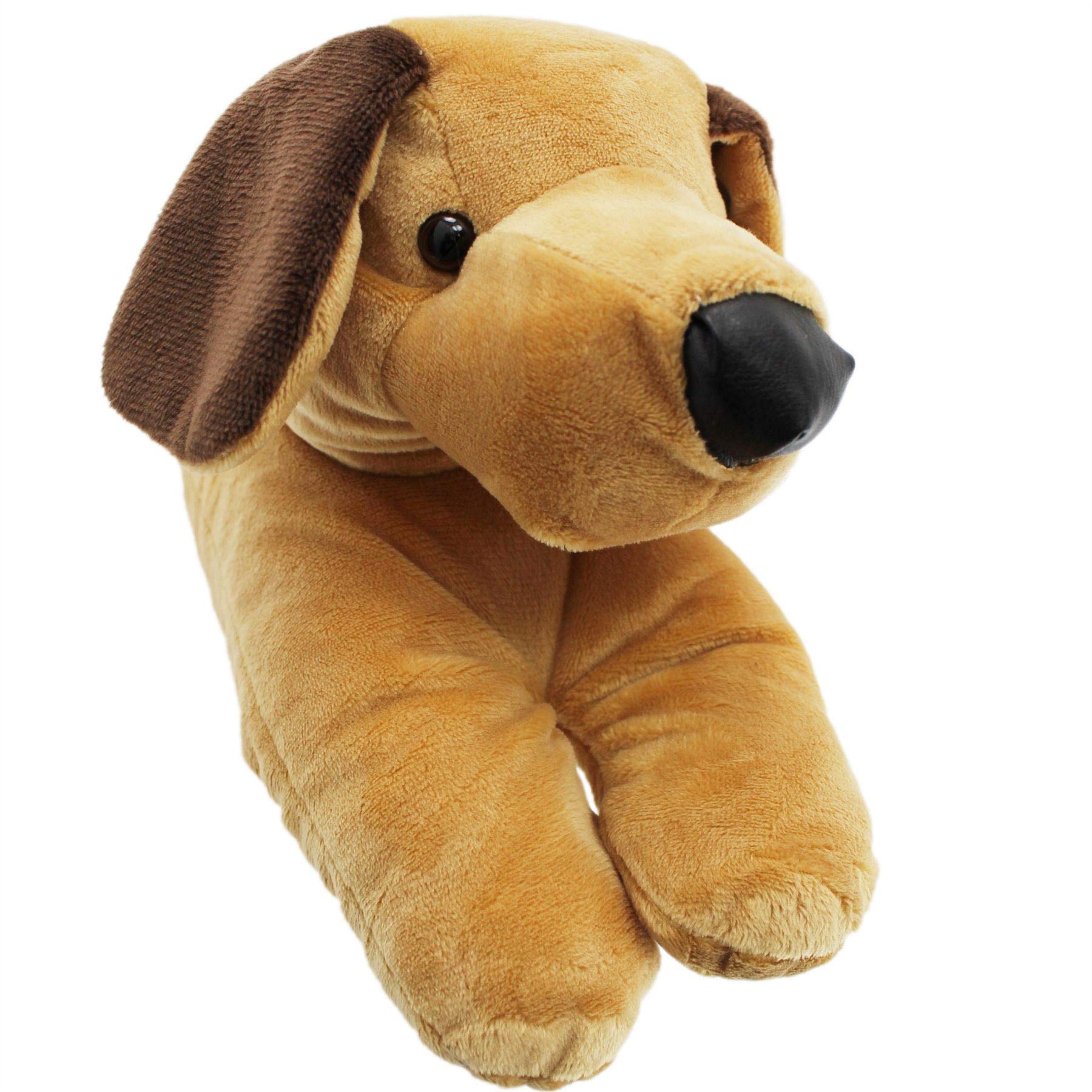 Sausage Dachshund Dog Fabric Door Draught Excluder – Brown/Biege