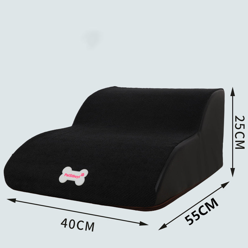 Dachshund-Friendly Gradient Pet Stairs – Stylish Support for Long-Backed Pups
