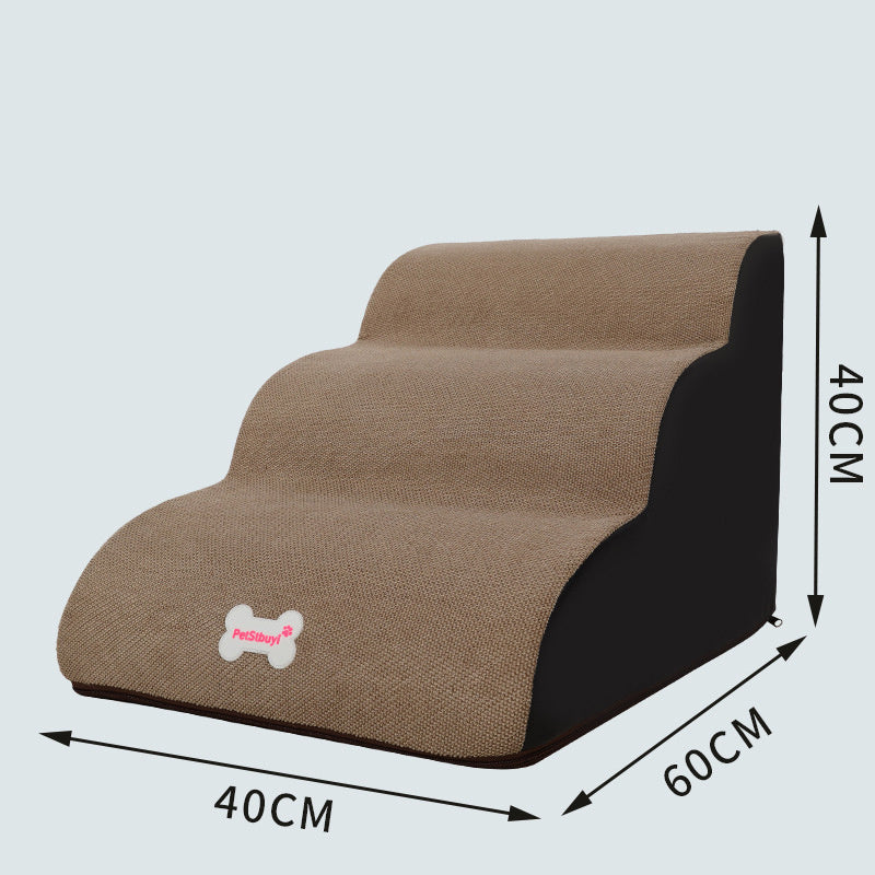 Dachshund-Friendly Gradient Pet Stairs – Stylish Support for Long-Backed Pups