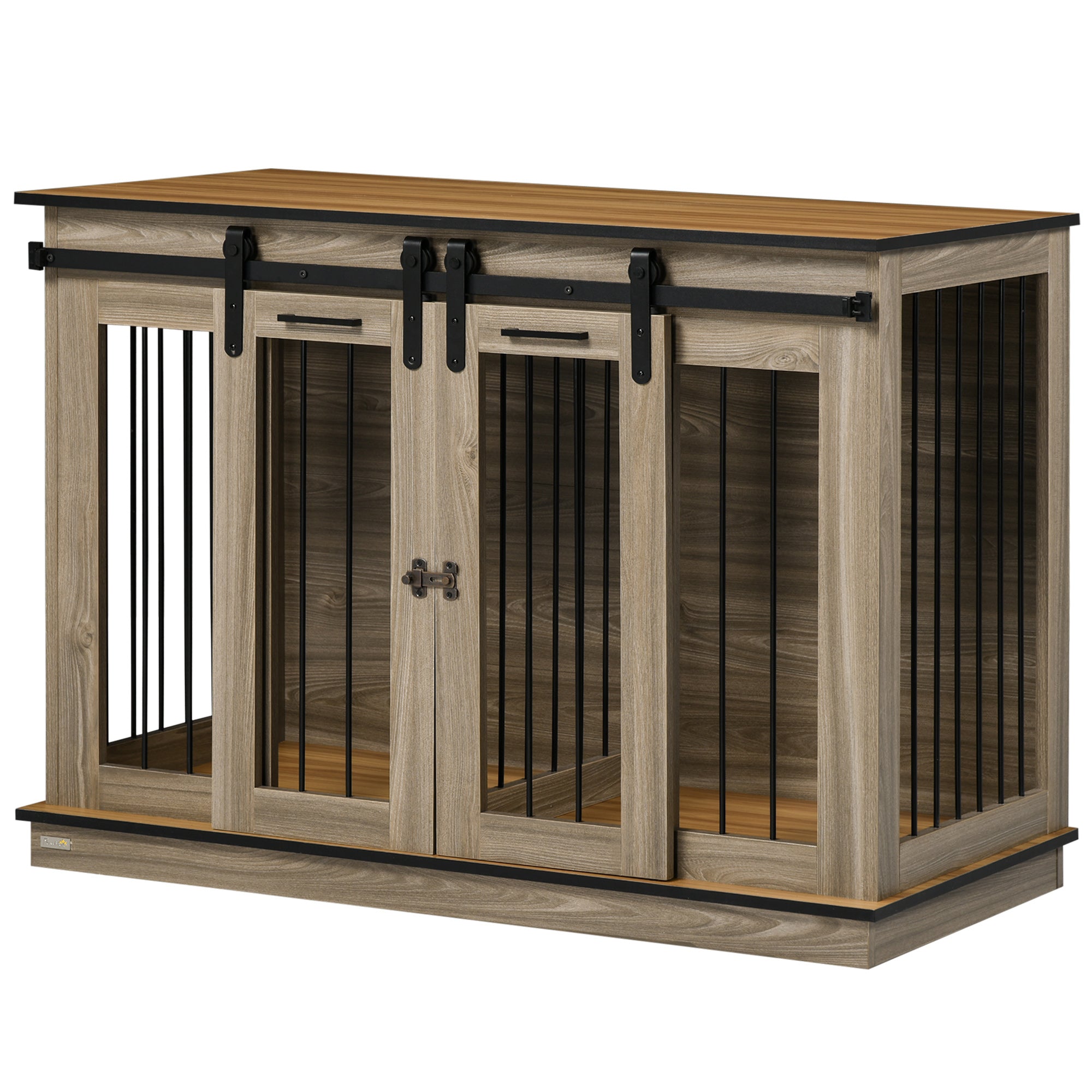 Dog Crate Furniture for Large Dogs, Double Dog Cage for Small Dogs-0