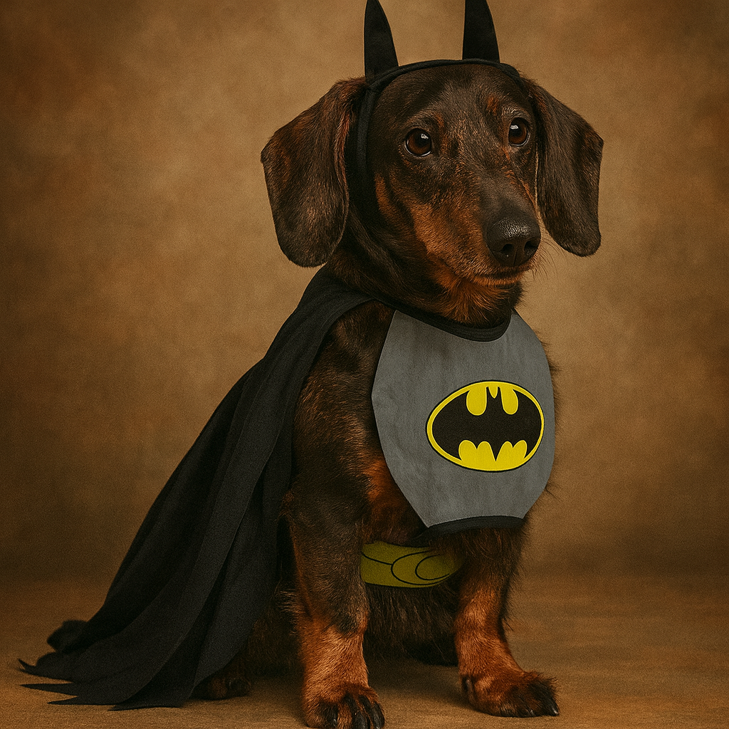 Batman Dachshund Dog Costume