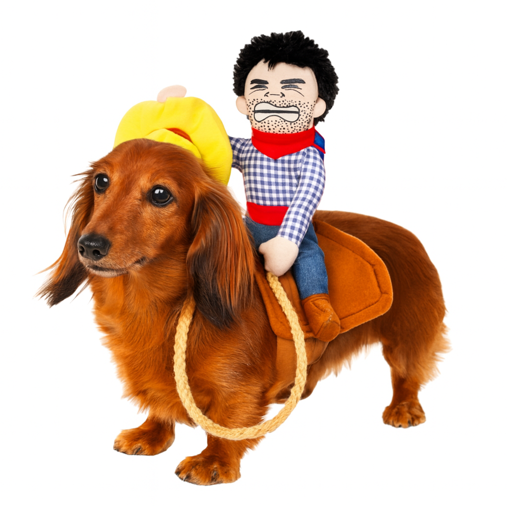 Dachshund Cowboy Riding Costume