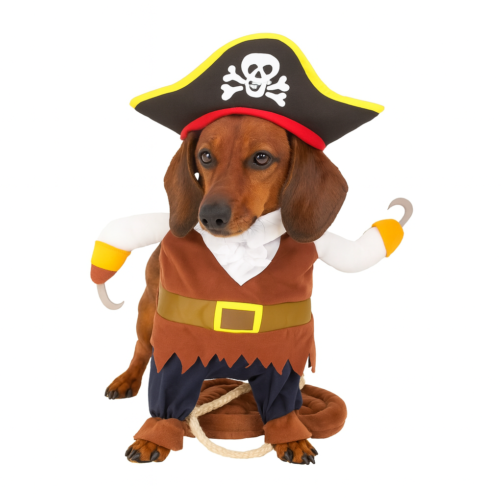 Dachshund Pirate Halloween Costume