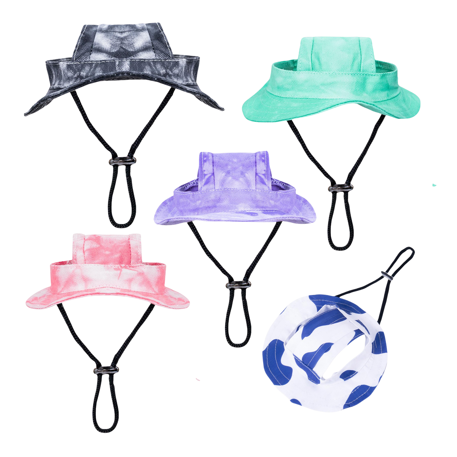 Dachshund Bucket Hat , Adjustable Dog Sun Hat