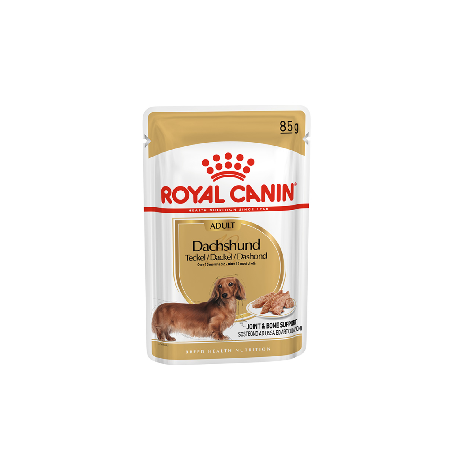 Royal Canin Breed Dachshund Wet Dog Pouches 85g (Pack of 24)