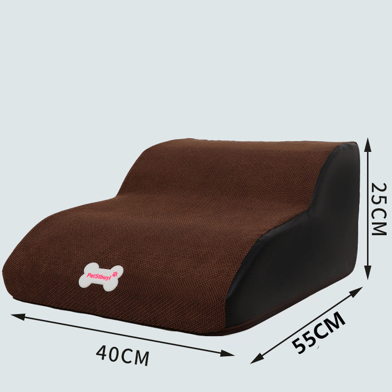 Dachshund-Friendly Gradient Pet Stairs – Stylish Support for Long-Backed Pups