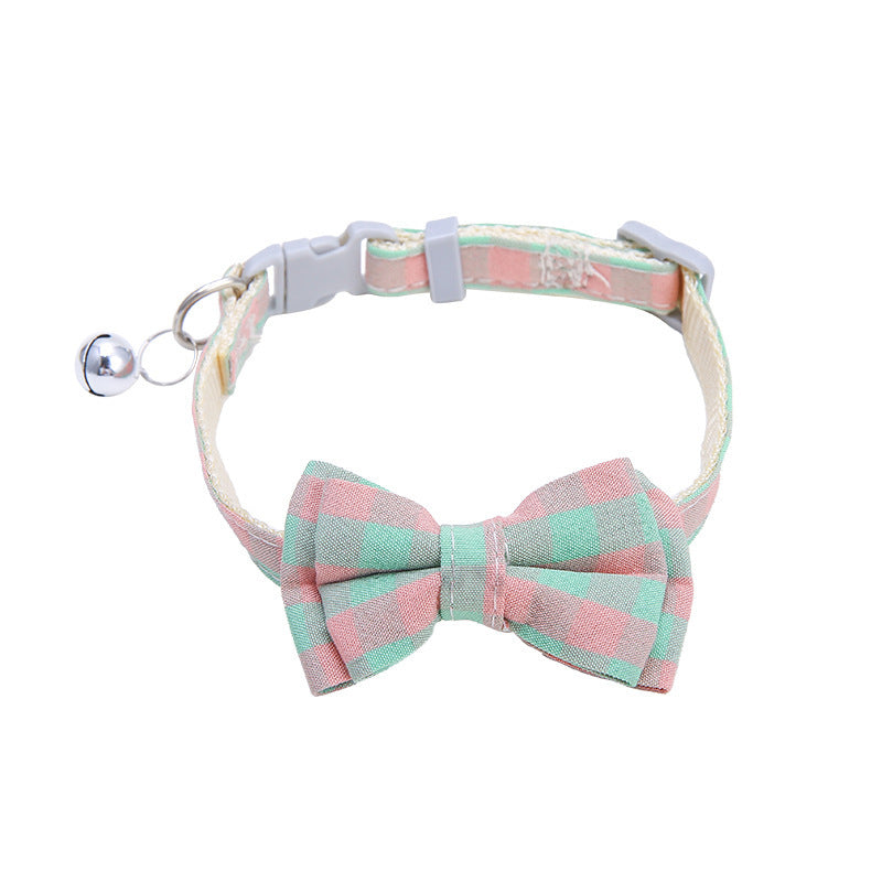 Pink Tartan - Pup-Tie Elegance Collar — Bow-Tiful Style for Your Dachshund