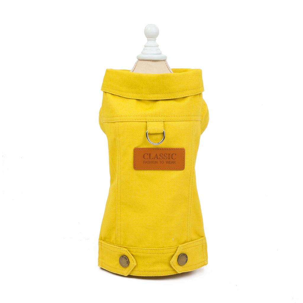 Yellow Seasons Dog Jacket by Doggy Doo Little-0