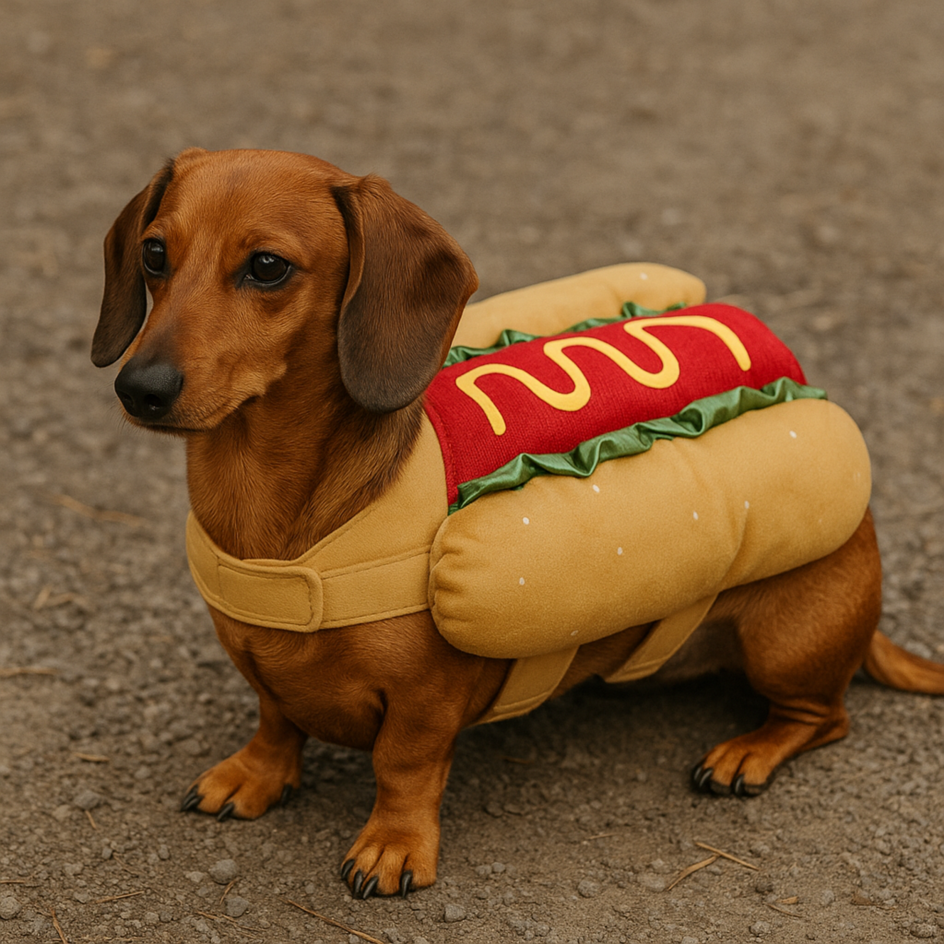 Novelty Hot Dog Dachshund Costume