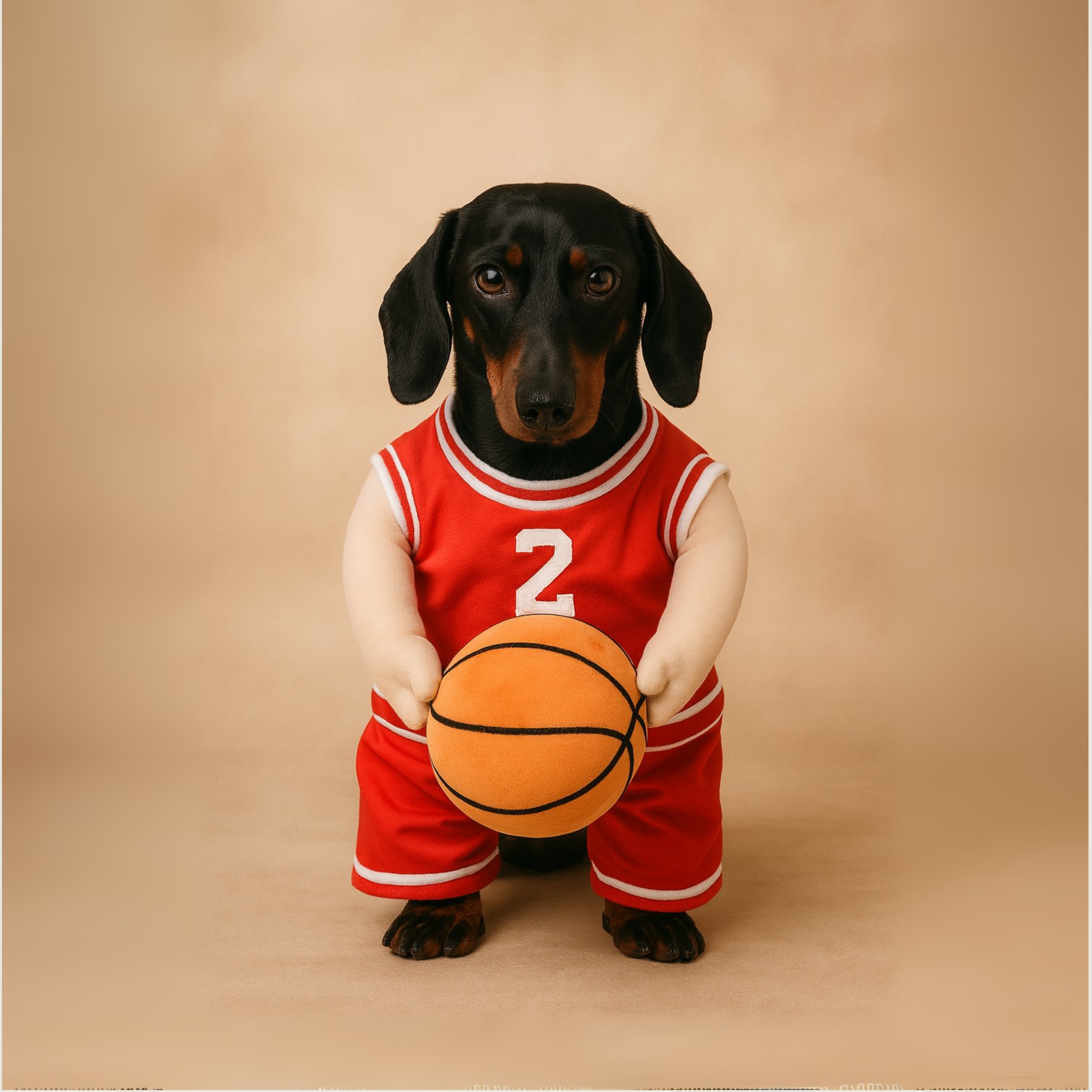 Novelty Basketballer Dachshund Dog Costume